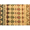 thumbnail image 1 of Ahgly Company Indoor Rectangle Abstract Brown Modern Area Rugs, 7' x 10', 1 of 4
