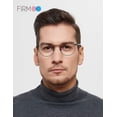thumbnail image 2 of Firmoo Blue Light Blocking Reading 1.0 Glasses , Anti UV Glare Filter Lens, Black Metal Retro Round Readers for Women/Men, 2 of 12