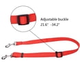 thumbnail image 3 of Nylon Tricephalous Dog Training Leash Heavy Duty Durable Walking Lead for Small and Medium Dogs (Red), 3 of 7