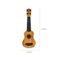 thumbnail image 3 of Clearance! JMYHOAM Kids Guitar Ukulele Beginner Musical Instrument 14 Inches With 4 Strings Mini Guitar For Skill Improving Kids Play Early Educational Pre School Children Toddler, 3 of 9