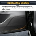 thumbnail image 4 of For 2024 Tesla Model 3 Car Door Anti-Kick Mats with Litchi Pattern Car Interior Accessories in Semi-Wrapped Style, 4 of 7