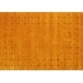 thumbnail image 1 of Ahgly Company Indoor Rectangle Contemporary Orange Red Abstract Area Rugs, 7' x 9', 1 of 6