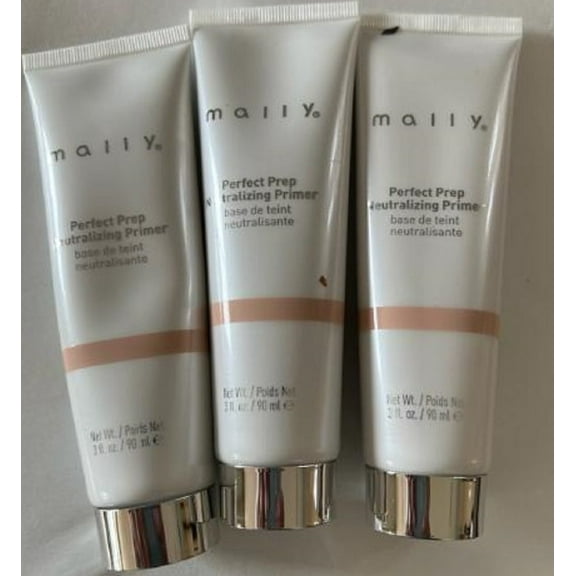 3 of Mally Perfect Prep Neutralizing Primer 3 Ounce Per Each - Set of Three