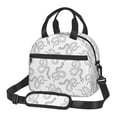 thumbnail image 1 of Disketp Hand Drawn Snake Lonchera Térmica para Mujer y Hombre, Bolsa de Almuerzo Reutilizable e Impermeable para Trabajo, Viajes y Picnic, 1 of 7