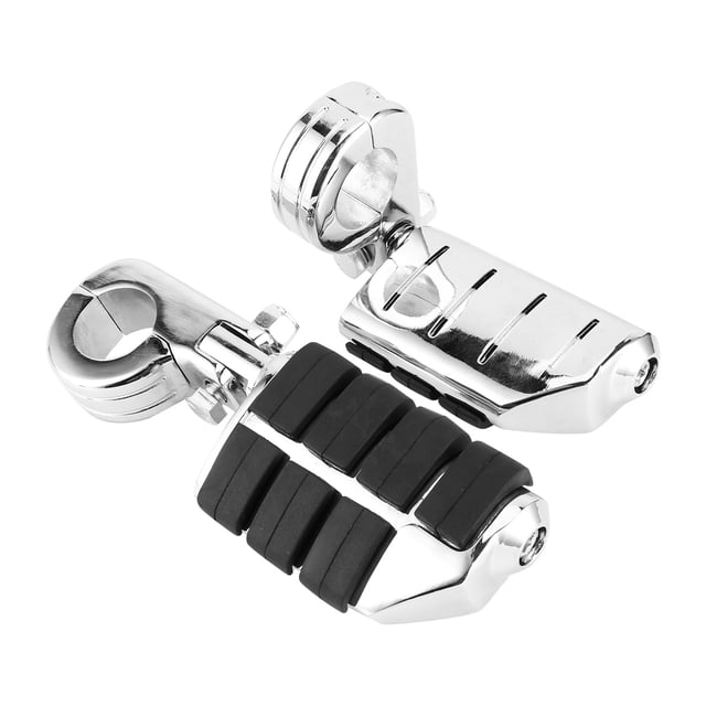 Motorcycle Pedal 32mm Pair Universal Motorcycle Footrest With Fixing Bracket For Motorbike ATV UTV Scooter ANGGREK BE1615