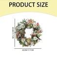 thumbnail image 3 of Clearance Sale! Tanune Home Brand, Halloween Pumpkin Wreath 40Cm Diameter, 1*Pumpkin Wreath, 3 of 9