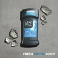 thumbnail image 4 of Dove Men+Care Antiperspirant Deodorant for Men Aqua Scent, Cool Fresh, 2.7 oz, 4 of 10