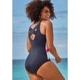 thumbnail image 2 of Swimsuits for All Women's Crossback One Piece Swimsuit, 2 of 4