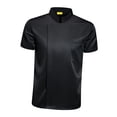 thumbnail image 1 of Chef Coat Short Sleeve chef Jacket for Restaurant Bakery Black Medium, 1 of 7