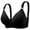 Black, variant on Ahuyic Summer Womens Bras,Plus Size Bras for Women,Women's Non-steel Lace Stitching Comfortable And Breathable Gathered Adjustable Bra Underwear