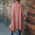 thumbnail image 4 of TEELYNN 2022 Suéteres de punto largos bohemios Cárdigan para mujer Prendas de punto Cuello vuelto Abrigos de invierno Abrigos de gran tamaño para vacaciones para mujer, 4 of 5