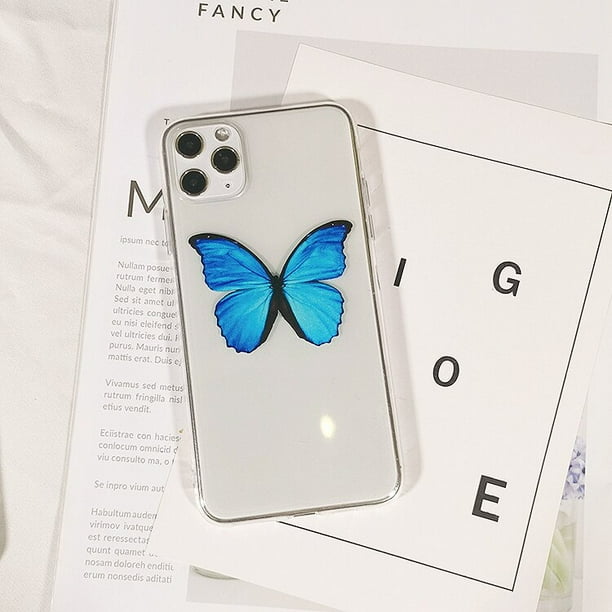 Mariposa estética silicona suave para iPhone 6 7 8 plus xs xr contraportada para Apple iPhone 11 12 Pro Max teléfono caso 13 Pro Mini Tan Jianjun unisex
