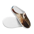 thumbnail image 3 of Lsque Prairie Flower Cow Pattern Womens Comfort Cotton on Scuff With Memory Foam and Anti-skid Sole Slipper-46/47, 3 of 7