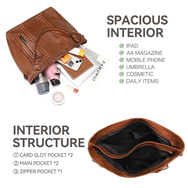 FALAN MULE Crossbody Bags for Women Trendy Vegan Leather Hobo Handbags With Adjustable Strap Shoulder Bucket Bags