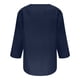 thumbnail image 4 of Fiudx Camisas de Mujer Blusa Informal de Manga 3/4 con Botones y Estampado de Cuello para Mujer, 4 of 5