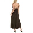 thumbnail image 2 of Rebecca Taylor womens  Ruched Maxi Dress, 8, Brown, 2 of 3