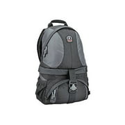 Angle View: Tamrac Adventure 7 Model 5547 - Backpack for camera - gray, black - for Canon EOS 1D, 1Ds; Nikon D2H, D2HS, D2X