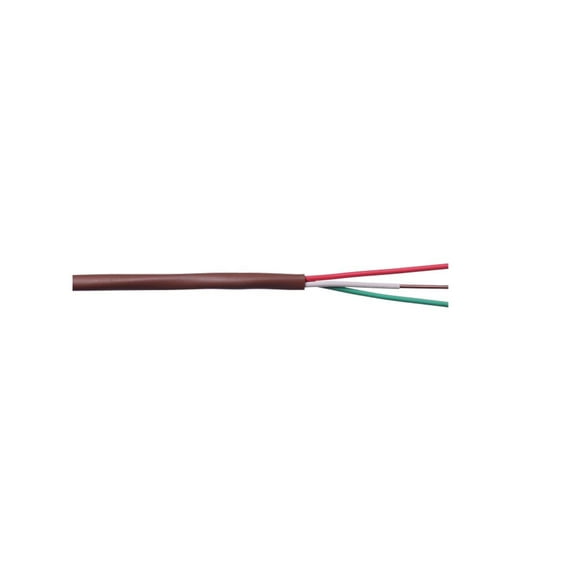 Syston 18/3 Solid Thermostat Cable CMR/CL3R Brown 500ft Spool