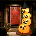 thumbnail image 2 of Costway 6.8FT Halloween Inflatable Pumpkin Combo Blow up Pumpkins w/ Witch’s Hat, 2 of 10