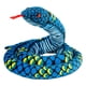 thumbnail image 3 of Juguete de serpiente de peluche, juguete de serpiente de 39,37 pulgadas de largo, muñeco de serpiente de peluche Azul, 3 of 9