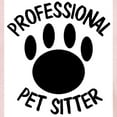 thumbnail image 3 of CafePress - Professional Pet Sitter Paw Women's Light T Shirt - Women's Classic T-Shirt, 3 of 4