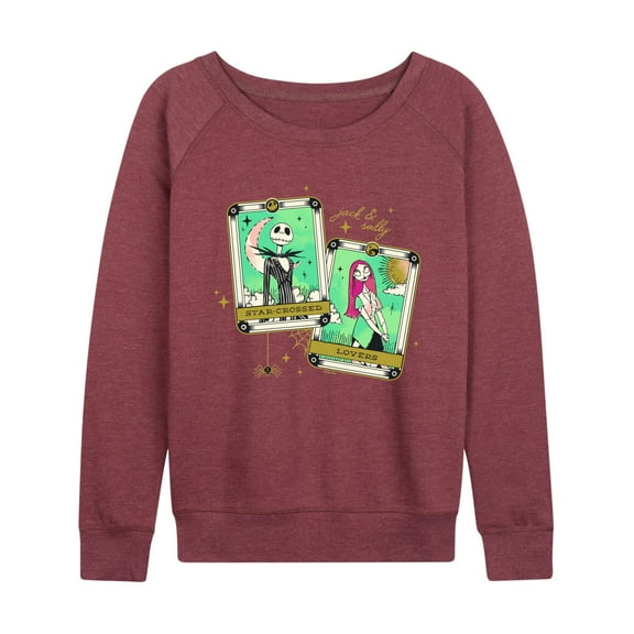 The Nightmare Before Christmas - Star Crossed Lover - Women's Lightweight French Terry Long Sleeve Shirt