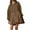 b-Brown, variant on Sweatshirt Dress for Women 2025 Color Block Long Sleeve Crewneck Cute Ruffle Flowy Sweatshirt Skirt Pullover Tops