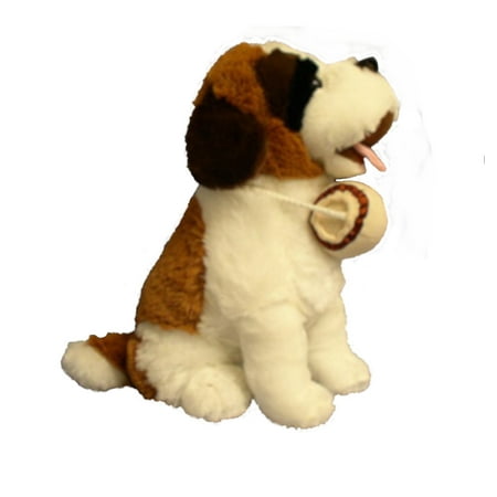 Brown Black and White Plush Rescue Dog Fluffy Stuffed Animal TOY-RD ...