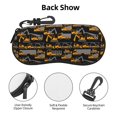 thumbnail image 4 of Picia Yellow Excavator Print Sunglasses Case, Eyeglasses Case Protector Large Glasses Case, Key Lock Case Protective Glasses Holder Eyeglasses Cases, 4 of 8