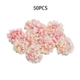 thumbnail image 1 of 50PCS Artificial Silk Floral Flower Head Hydrangea Wedding Party Decor Craft DIY, 1 of 4