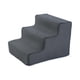 thumbnail image 4 of Escaleras para mascotas, escaleras para perros, rampa para perros, escalera multiusos, antideslizante, lavable a máquina, funda para cama, sofá, silla , S 3 peldaños S 3 peldaños gris oscuro, 4 of 8