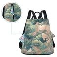thumbnail image 5 of FORMRS Women's Travel Backpack Purse Anti-Theft Hidden Pockets Casual Shoulder Bag, Floral Forest Pattern, 5 of 7