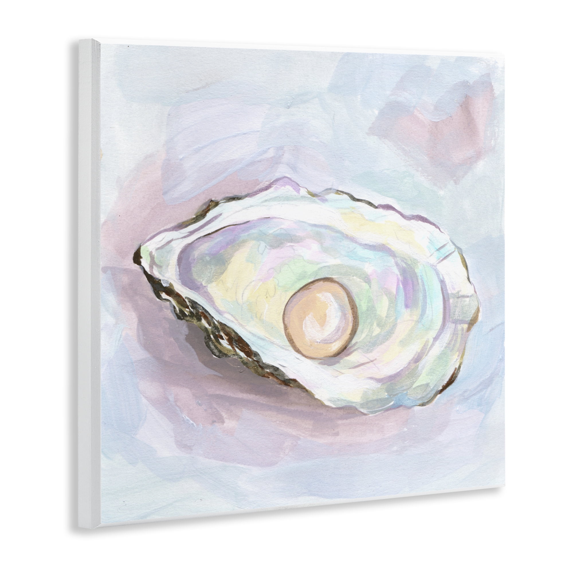 Stupell Industries Silent Opal Oyster Wall Plaque Art, design by Melissa Wang