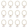 thumbnail image 1 of EeaseMX 12 pulseras de bautismo para niños, rosarios, crucifijos y cadenas de mano (blanco), 1 of 7