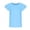 Sky Blue, variant on Nilvkv Girls Shirts, Kids Shirts, Girls Lace Accent Tee Short Sleeve Round Neck Top with Fashion Detail for Girls Age 3-14 Years