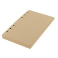 thumbnail image 3 of 2 x 80 hojas de papel kraft recargables para carpetas de cuadernos, tamaño A6, 6 agujeros 4 piezas, 3 of 8