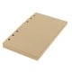 thumbnail image 3 of 2 x 80 hojas de papel kraft recargables para carpetas de cuadernos, tamaño A6, 6 agujeros 4 piezas, 3 of 8