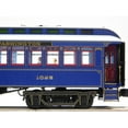thumbnail image 6 of LIONEL ROYAL BLUE WOOD PASSENGER CAR 2-PACK C O GAUGE  2427570, 6 of 15