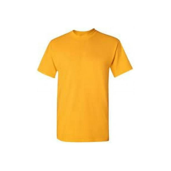 Gildan Mens DryBlend T-Shirt , 2XL, Gold (Pack of 2) 2 Gold