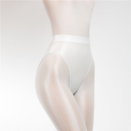 

Wet Look Sexy Shiny High Waist Shorts Gloss Briefs Knickers Mens Underwear Women Panties WHITE M
