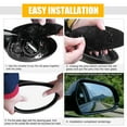 thumbnail image 7 of Unique Bargains 1 Pcs Car Right Side Heated Mirror Glass Replacement with Backing Plate for Jeep Cherokee 2014-2019, 7 of 7
