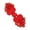 Big red gold beads, variant on Chinese Knot Button Cardigan Buttons Knot Fastener Tang Suit Invitation Box Clothing Accessory