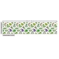 thumbnail image 3 of Ambesonne Botanical Fabric by the Yard Upholstery, Vegetarian Diet Items, 2 Yards, Olive Green Purple White, 3 of 5