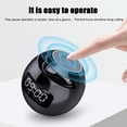 thumbnail image 2 of Cateissary Altavoz inalámbrico Bluetooth columna portátil caja de sonido con pantalla LED reloj despertador Bluetooth Hifi TF tarjeta MP3 reproducción de Electrónica, 2 of 6