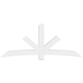 thumbnail image 2 of 96"W x 40"H x 6"D x 6"F, 10/12 Pitch, Alberta Architectural Grade PVC Gable Bracket, 2 of 8