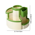 thumbnail image 3 of Rotating Pen Holder, 360 Degree Spinning Desk Organizer with Multiple Compartments, Compact Storage Caddy for Office Supplies, Pencils, Markers, and Small Desktop Essentials, 3 of 8