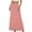 M575 Rose Gold, variant on Tfken Women Skirts For Summer Low Waist Solid Color Long Skirts Trendy Daily Wear Casual Female Comfortable Clothes Blue