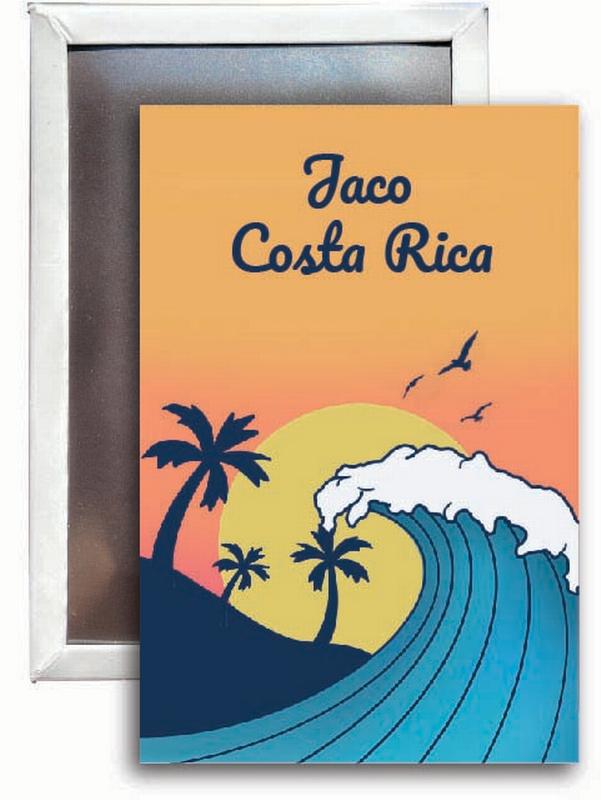 Jaco Costa Rica Souvenir 2x3" Fridge Wave Design