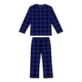 thumbnail image 7 of BLVB Boys Girls Cute Plaid Pajama Sets Long Sleeve Sleepwear Kids 2 Piece Pjs Pajamas Sleep Shirt and Pants Matching Set, 7 of 7