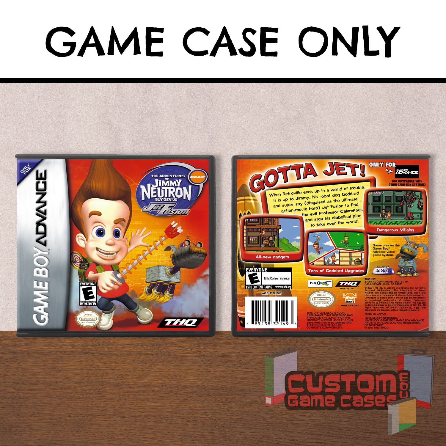 Adventures of Jimmy Neutron Boy Genius, The Jet Fusion (GBA) Game